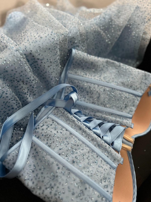 Błękitny gorset - Szarecka.com