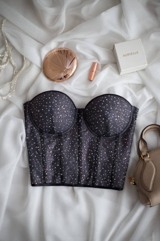 Gorset z kryształkami Cosmos - szarecka.com