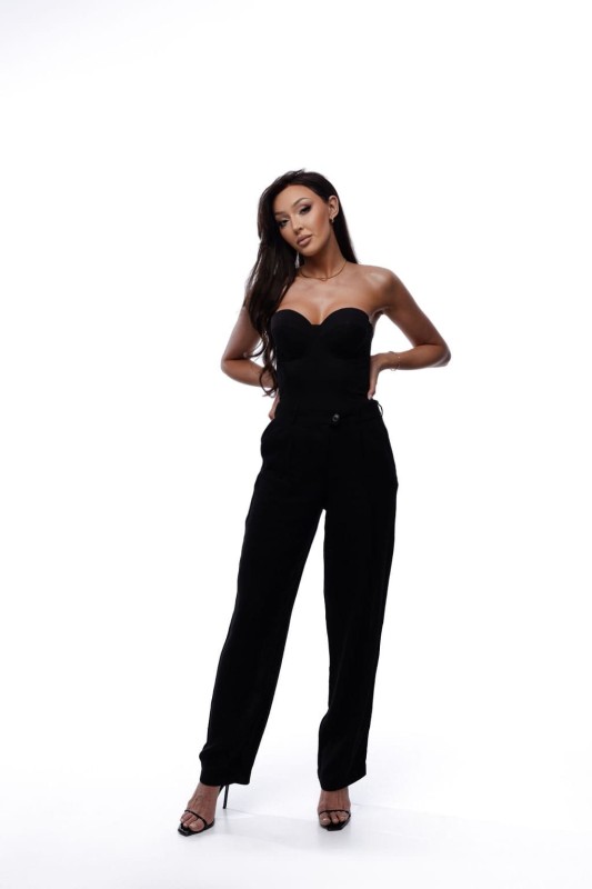 Czarny gorset - Szarecka.com