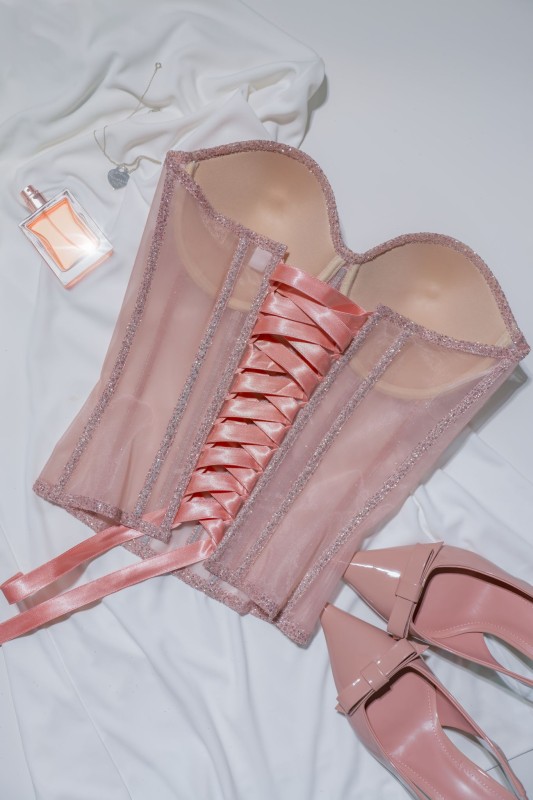 Różowy gorset - Szarecka.com