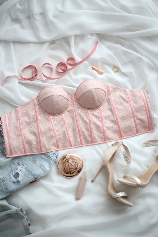 Różowy gorset Sylvia - szarecka.com