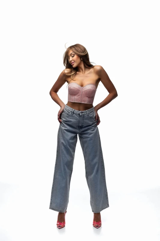 Różowy gorset Sylvia - Szarecka.com