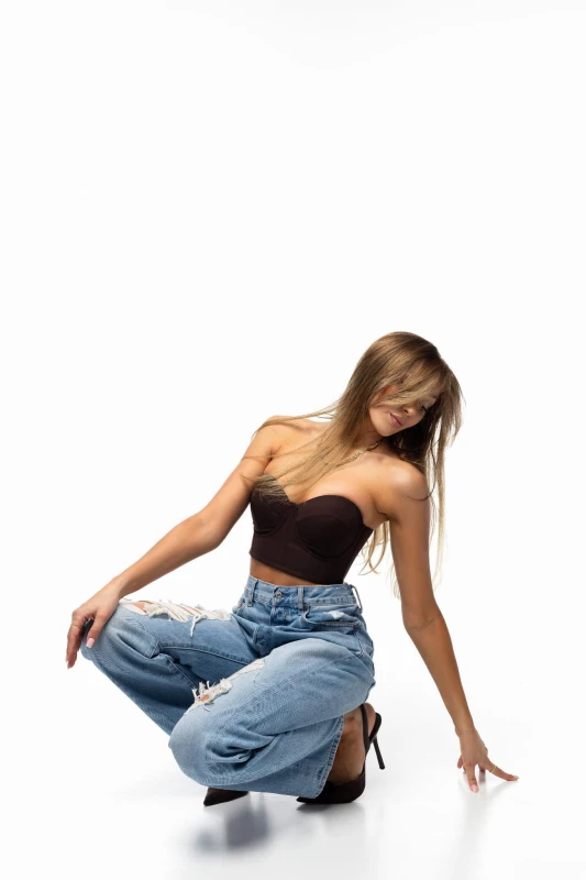 Brązowy top - Szarecka.com